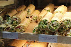 Fast food in Berlin in Germany, Wraps